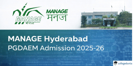 MANAGE Hyderabad PGDAEM Admission 2026